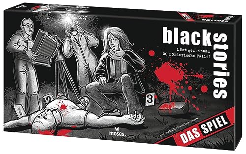 moses. 90083 Black Stories Das Spiel, offizielles Brettspiel zur...