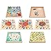 LICHUAN Ludo e Dama Cinese 7 in 1 Gioco da tavolo reversibile in legno Set di gioco da tavolo Flying Chess Family Game per adulti e bambini come regalo