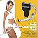 MEDca Body Fat Caliper and Measuring Tape for Body - Skinfold Calipers and Body Fat Tape Measure Tool for Accurately Measuring BMI Skin Fold Fitness and Weight-Loss, (Black)