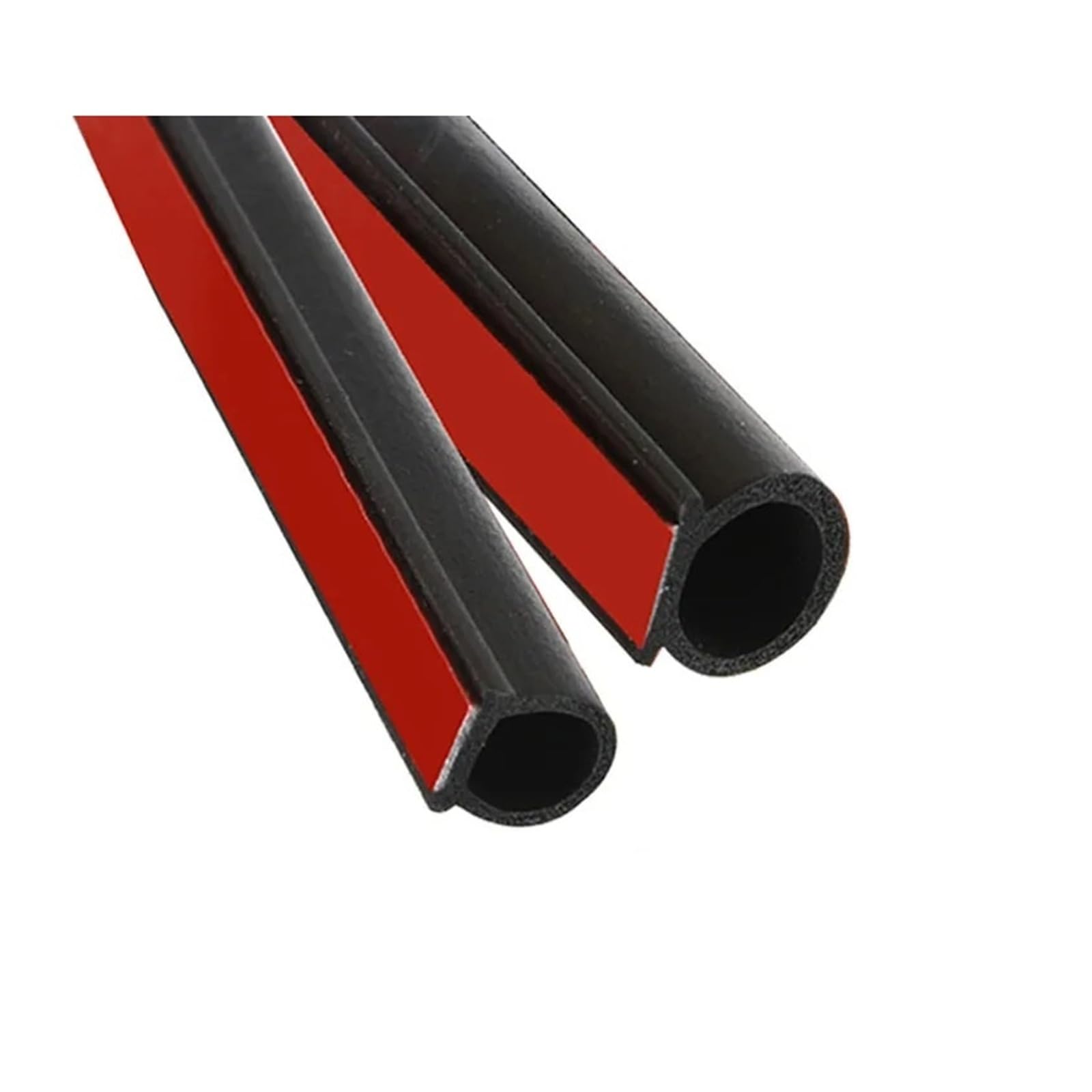 Rubber Seal Weather Stripping Car Door Seal Strip 2/4/8m Rubber Sealant D Type Noise Insulation Anti-Dust Soundproofing Auto Sealing Strips Accessories