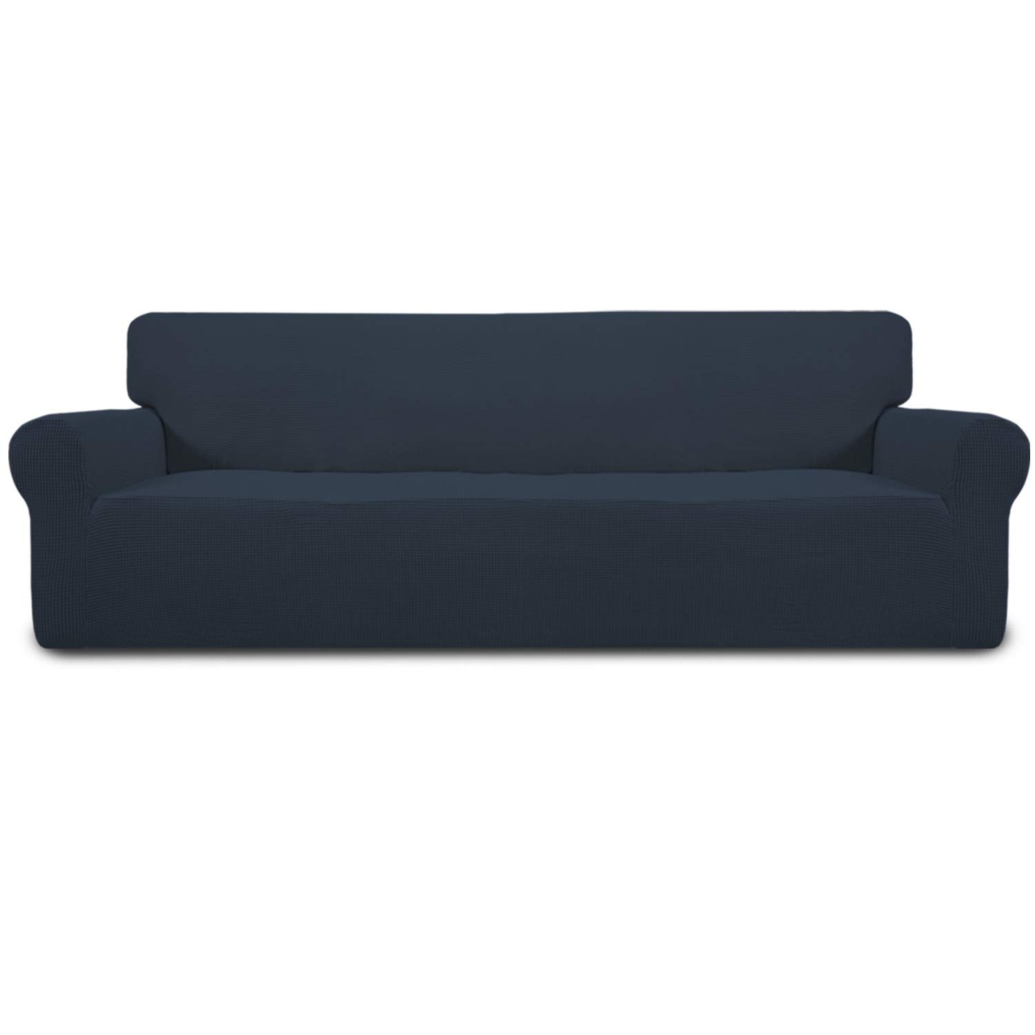 Easy-Going Stretch 4 Seater Oversized Sofa Couch Cover Dark Blue