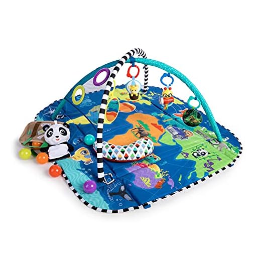 Baby Einstein 5-in-1 Journey of Discovery Activity Gym and Play Mat, Ages Newborn Plus