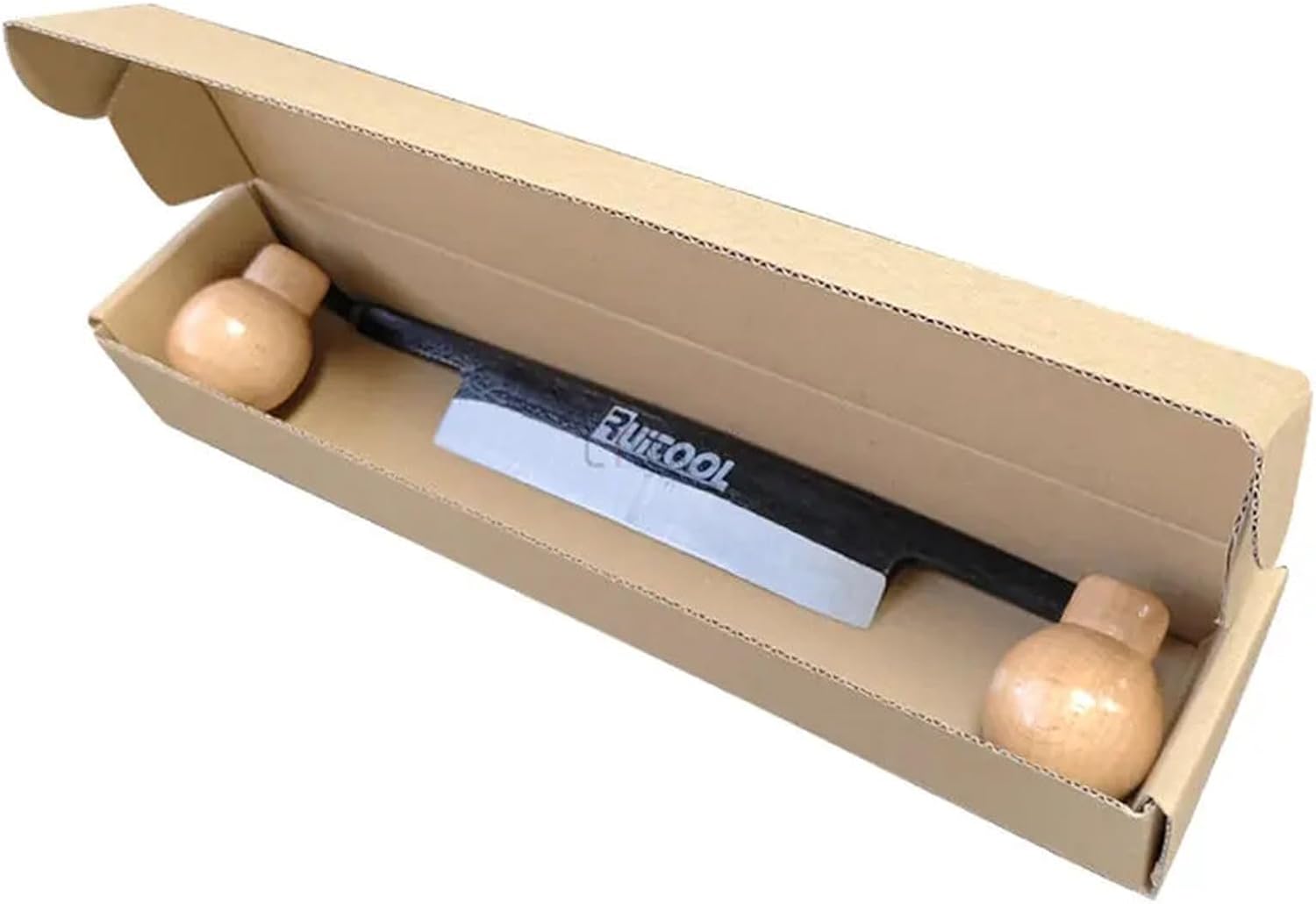 Woodworking Draw Knife Wood Carving Straight Draw Shave Manganese Steel Straight Draw Shave Wood Debarking Hand Tool