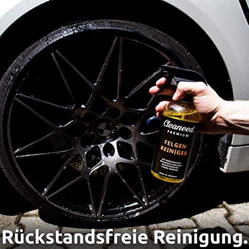 Cleaneed Premium velgenreiniger voor aluminium velgen, made in Germany, verwijdert ook de sterkste verontreinigingen, met indicator, residuvrij, biologisch afbreekbaar, oppervlaktevriendelijk - Image 7