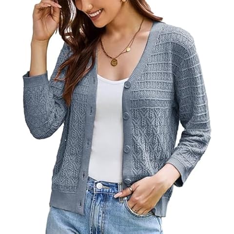 GRACE KARIN Hollow-Out Shrug Cardigan Cover