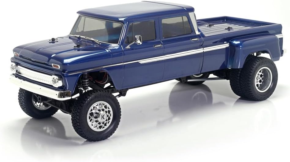 Helidirect CEN Racing Sicario 1/10 RTR 4WD Custom Dually RC Truck DL-Series - Remote Control Car for Adults, Waterproof and All Terrain Capabilities - 1/10 Scale RTR (Blue Galaxy)