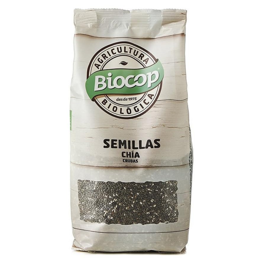 Semillas de Chía Crudas Bio, 250g, Superalimento Rico en Omega 3, 6, 9