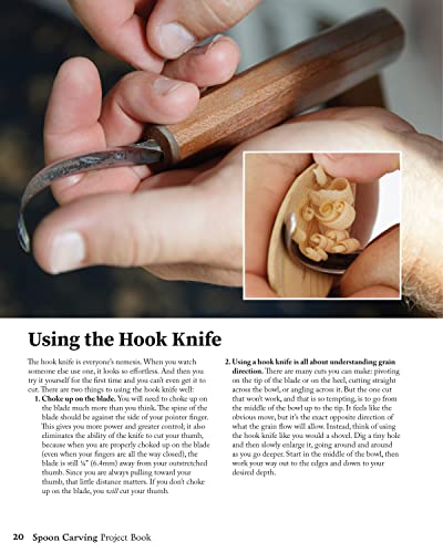 Image of Spoon Carving Project Book: 15 Simple Designs for the Kitchen (Fox Chapel Publishing) Skill-Building Woodcarving Projects for Beginner to Intermediate Carvers for Spoons, Scoops, Dippers, and More