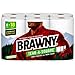 BrawnyÂ® Tear-A-SquareÂ® Paper Towels, 6 Triple Rolls = 18 Regular Rolls