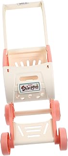 Hohopeti 1 PC Simulação Carrinho De Compras Carrinhos De Bonecas Infantis Conjuntos De Bonecas Mini Carrinho De Compras Enfeites De Casa De Bonecas Chá De Bebê Plástico Rosa Bonecas Rack