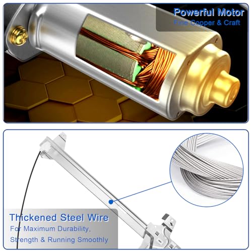 Image of Obaee Window Regulator with Motor Front Right Passenger Side, OE 741-587