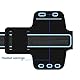 MMOBIEL Sportarmband kompatibel mit iPhone 16/15/14/13/12/11/X/XR/XS/8(+)/7(+) Samsung S24/S23/S22/S21 (schwarz) 6,2 Zoll Neopren wasserdicht und elastisch, Reflektionsstreifen