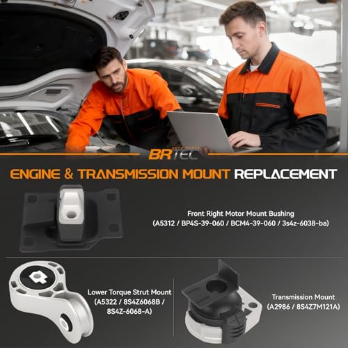Engine Mount Motor Transmission Mount Torque Strut Motor for Ford Focus 2.0L 2008 2009 2010 2011