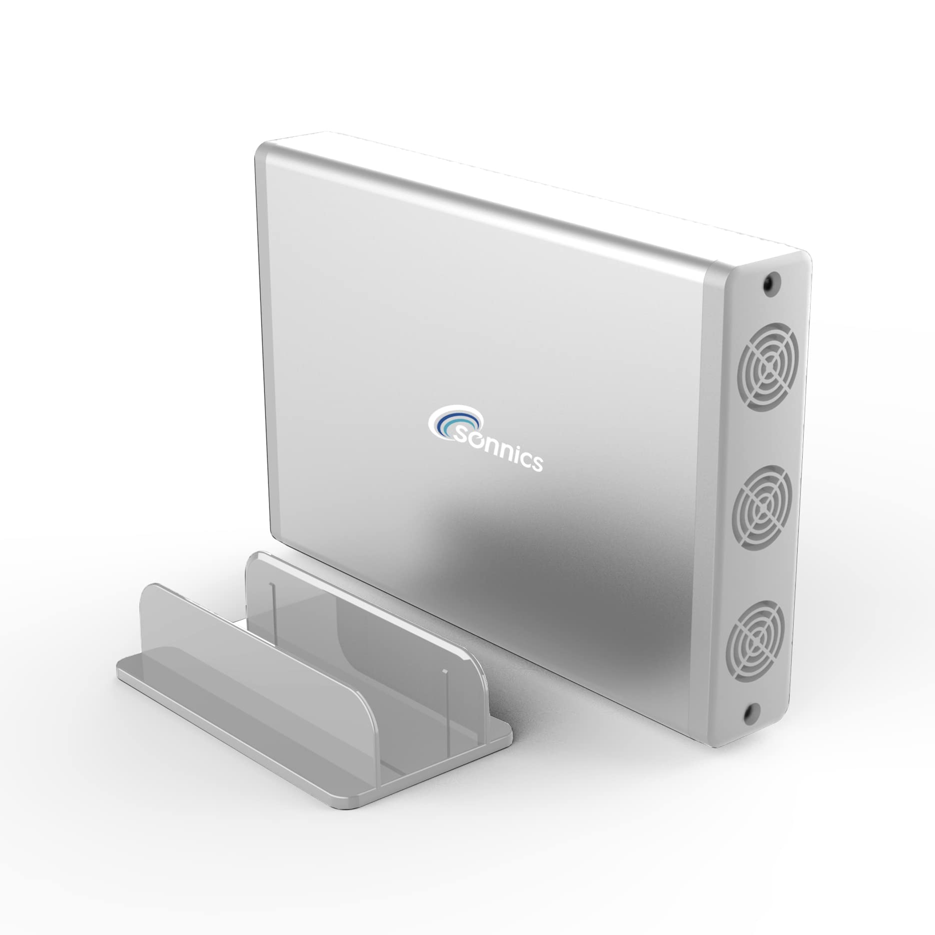 Sonnics Disco duro externo plateado de 3 TB USB 3.0 compatible con XBOX ONE / PS4 / Windows PC/Mac (escritorio no portátil)