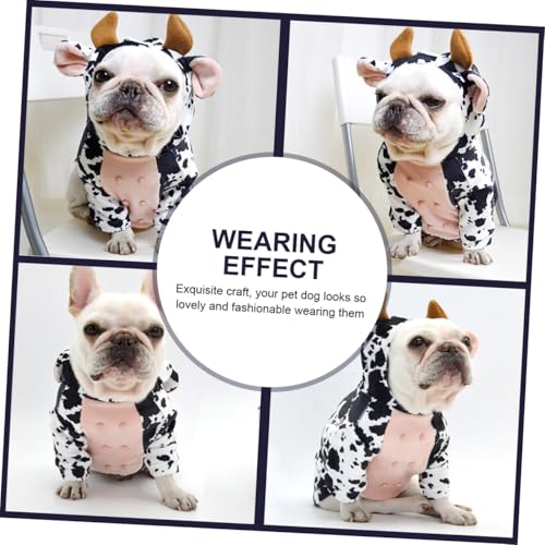 Disfraz de vaca para perro talla L ropa de mascota miniatura 5