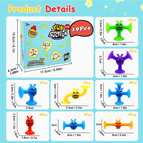 Giocattolo a Ventosa, 19 Pezzi Sucker Darts Toys