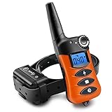 Ipets PET620-1 100% Waterproof & Rechargeable Dog Shock Collar 660 ft Remote Dog Training Collar with Beep Vibrating Electric Shock Collar for Dogs (10-100lbs)