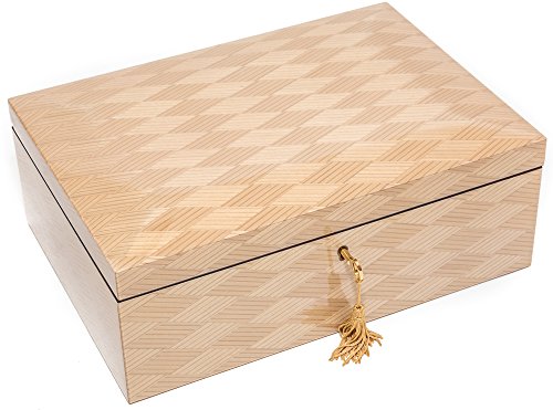 Bello Collezioni - Bolzano Luxury Briar Wood Men's/Women's Jewelry Box. Made in Italy - Thumbnail 5
