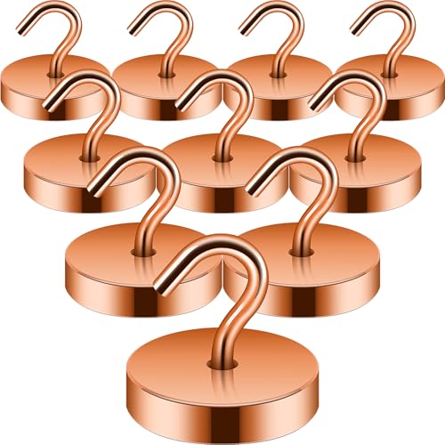 Image of Neosmuk Magnetic Hooks Steel Tube Design for Cruise,100lb+ Bronze,10 Pack