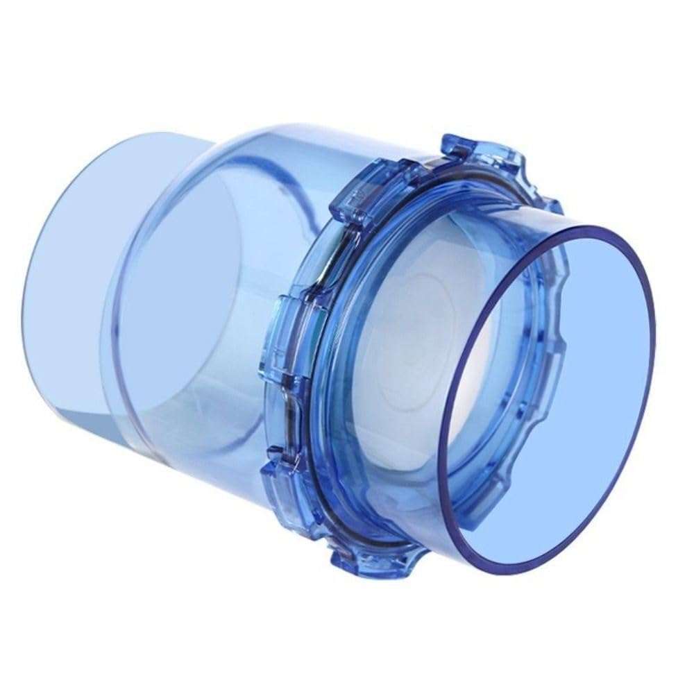 Ocnysfv 110Mm-4.33In Transparent Removable Valve Check Valve(110Mm-4.33In)