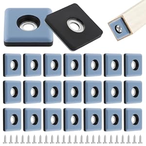 Yaoshengup 7845 Teflon Möbelgleiter 24 Stück