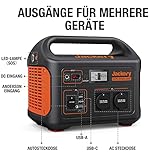 Jackery Solargenerator 1000, 1002WH Tragbare Powerstation mit 2* SolarSaga 100W Solarpanels, 2*230V 1000W AC Steckdose mobile Stromversorgung für Wohnmobil Outdoor, Heimwerken und als Notstromaggregat - 7