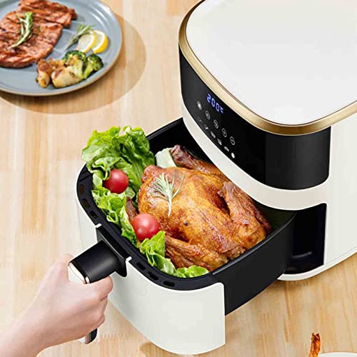 4.5L Smart Touch Air Fritteuse Weiß Vollautomatische Große Kapazität Multifunktions Rauchfrei Fettarm Friteusen Home Frites Maschine Ziyu – Bild 7
