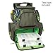 Custom Leathercraft Wild River WT3606 Multi-Tackle Large Backpack with Two 3600 Style Trays, One Size, Green