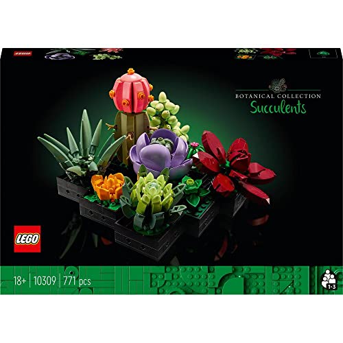 31208 Art Hokusai - La Grande Onda, Set Fai Da Te, Hobby Creativi per Adulti, Decorazioni Casa & 10309 Icons Piante Grasse, Set Adulti da Collezione, Modellismo e Hobby Creativi - Lego - Immagine 5