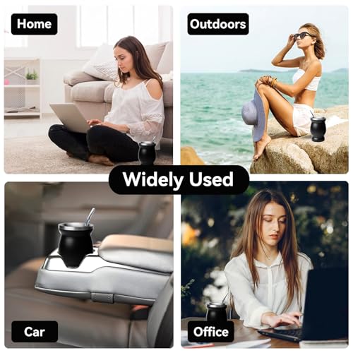 Cyrank Set di Tazze Yerba Mate, Tazza da Tè in