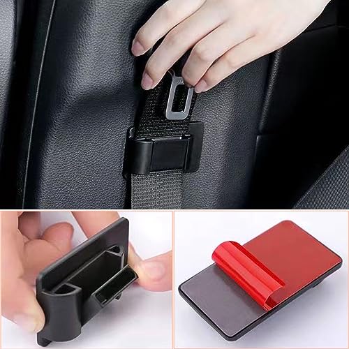 Auto Sicherheitsgurt Schnalle Clip,Auto Sicherheitsgurt Schnalle Halter,Auto Sicherheitsgurt Stowage Adjuster Schwarz