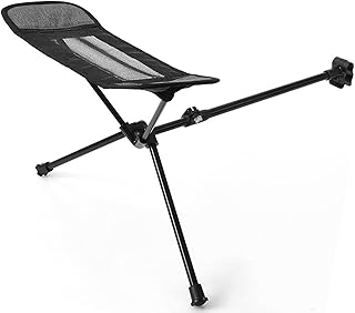 Camping Foot Rest, Aluminum Alloy Wear Resistant Foldable Camp Chair Foot Rest, Nonslip Footrest Retractable Camp Foot Rest, for Camping Chairs, Beach Chairs