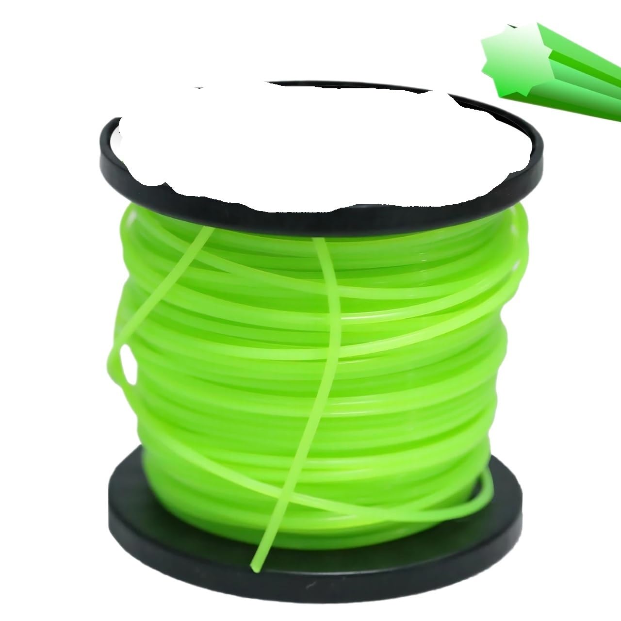 Generico Compatibile Filo Nylon Ottagonale 59m-130m Bobina Verde