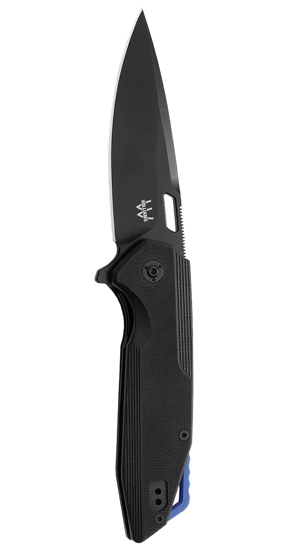 W WILLIAMS RX-T Flipper CPM154 Steel Everyday Carry Knife Blackout