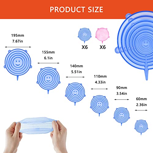 Coperchi in Silicone Estensibile Coperchi Elastici...