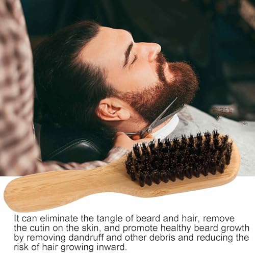 Boar Bristle Beard Brush - Ultimate Grooming Tool for Men - Image 3