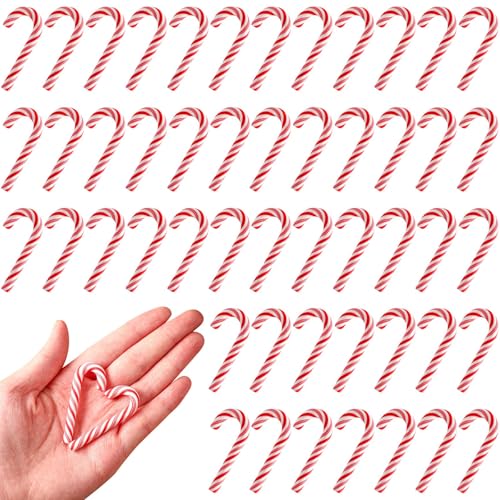 Zuckerstangen Deko, 50 PCS Zuckerstangen Weihnachtsbaum,...