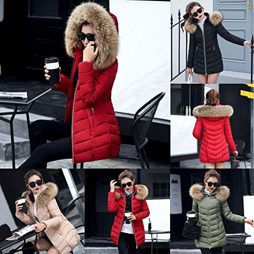 Lulupi Piumino con Cappuccio Donna con Pelliccia