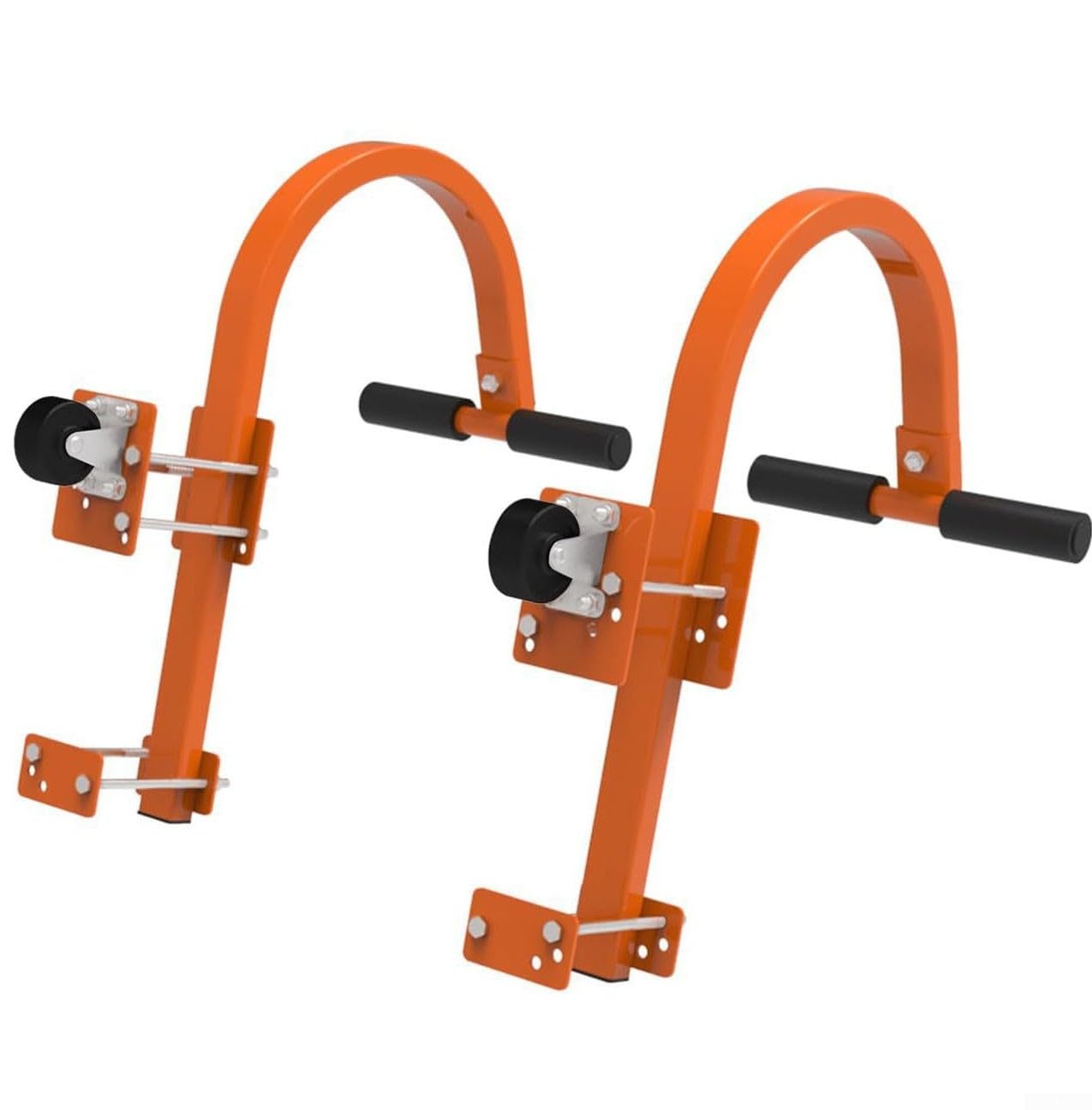 Gancio per tetto a scala, in acciaio resistente per stabilizzatore per estensione del colmo del tetto, adatto a 2 pioli con capacità di 226,8 kg