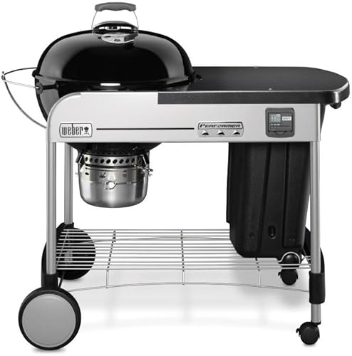 Miniatura 2 de Parrilla de carbón vegetal Weber 15401001 Performer prémium, 22 pulgadas, negra, Rejilla, 0, Negro