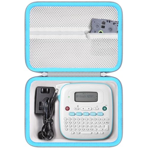 co2CREA Hard Travel Case Replacement for Brother Home Personal Label Maker PT-N25BT / PT-N25BTV3 / PT-D202