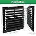 AIWFL 18 Inch Aluminum Automatic Exhaust Shutter Louver Vent, Automatic Gravity Shutter Louver Vent for Home Attics, Workshops, Barn, Greenhouse