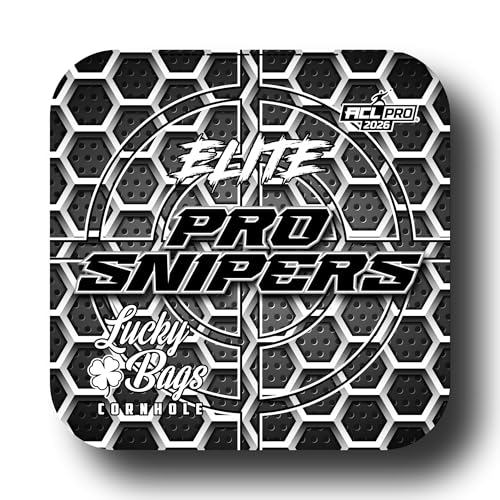 Lucky Bags Cornhole Hex Pro Sniper Elite (White