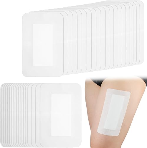 Vendajes adhesivos para heridas, parches de gasa con bordes transpirables con almohadilla antiadherente para reemplazo de rodilla, codo, espalda,