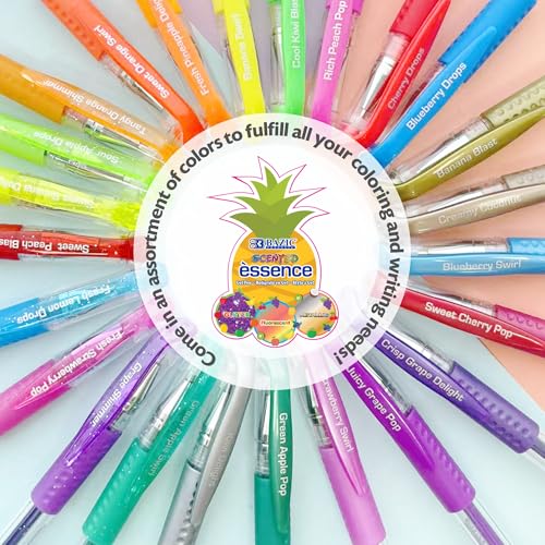 BAZIC Scented Glitter Neon Metallic Gel Pen, 24 colores miniatura 5