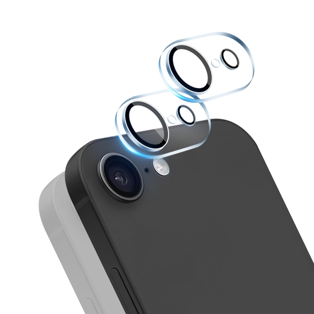 【2枚セット】For iPhone 16e カメラフィルム 【日本製素材旭硝子製】 用 iPhone 16E カメラレンズ 保護 カバー 強化ガラス 硬度9H 衝撃吸収 擦り傷防止 指紋防止 全面保護 極薄 高透過率 貼り付け簡単 対応 アイフォン16e カメラ保護フィルム