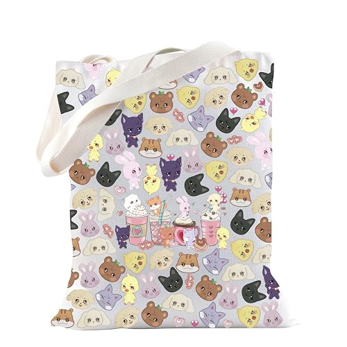 TSOTMO Boys Band Merch Kpop Gift Album Gift Band Characters Band Member Tote Bag for Band Fans Kpop Fans (Ate)