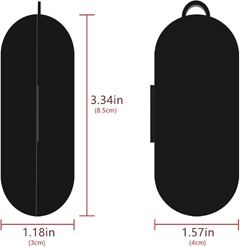 Miniatura 5 de Geekria Funda de silicona compatible con Huawei FreeBuds 3i True Wireless Earbuds funda de piel para auriculares funda protectora de transporte con