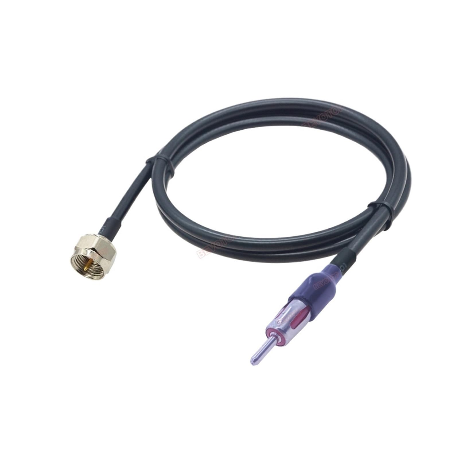 Kabel RG58 F do FM, męski na wtyk DIN AM, 50 omów, RG-58, koncentryczny przewód połączeniowy RF, adapter anteny radiowej(FM M to BNC M,5M)