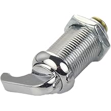 Keyless Cam Lock Rotary Cylinder Lock For Lockers Yachts Cars Tool Boxes Mailboxes Safes Vending Machines Zinc Alloy Silver Finish 16mm 22mm 30mm Sizes Secure For Access Hardware30mm